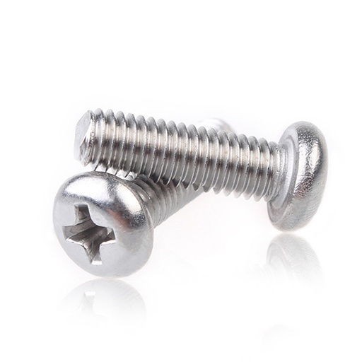 Vít pake đầu tròn inox 304 M4x6